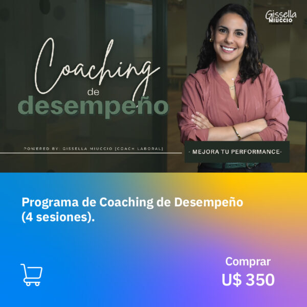 Programa de Coaching de Desempeño (Pack de 4 sesiones)